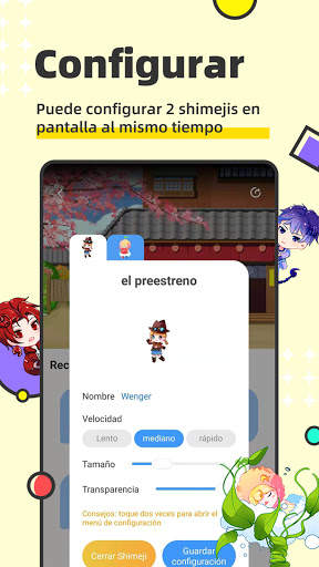 Shimeji - mascotas de anime screenshot 2