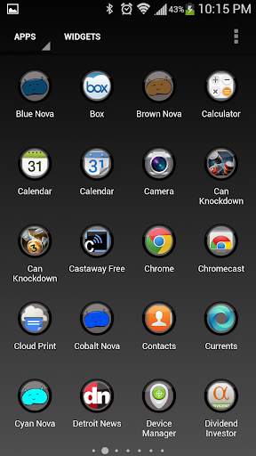 Black Theme Nova screenshot 3