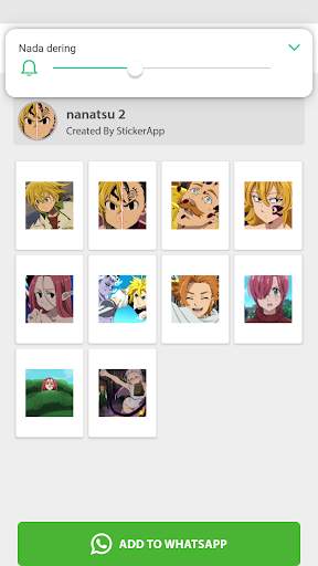 Nanatsu Sticker For Whatsapp screenshot 2