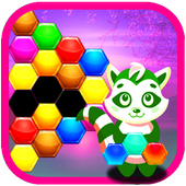 Cat Hexagon Block Puzzle icon