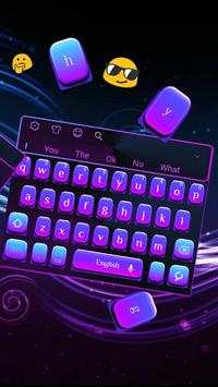 Simple Purple Light Keyboard screenshot 2