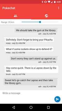 PokeChat Team screenshot 1