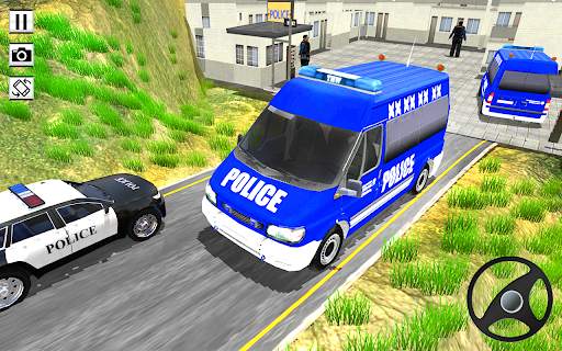 Police Van Driving - Police Bus Simulator 2021 screenshot 1