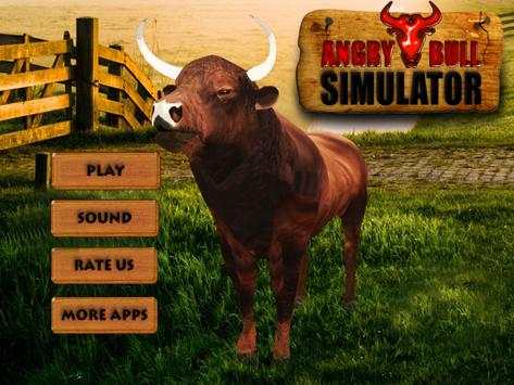 Angry Bull Simulator Game 3D screenshot 3