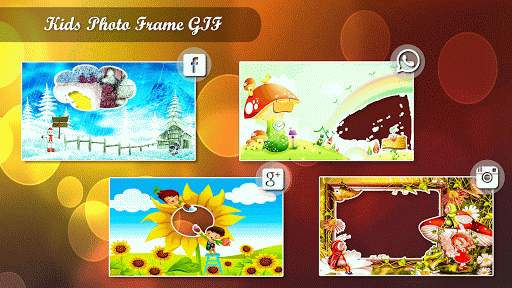 Kids GIF Photo Frame Editor screenshot 2