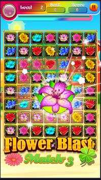 Flower Blast Match-3 Game screenshot 4