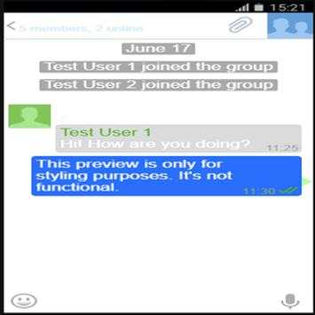iPhone iMessanger for Android screenshot 1