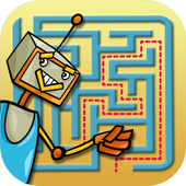 Mazes for kids - Brain games icon