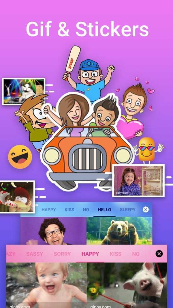 Kika Indian Keyboard--Emoji Sticker English Hindi screenshot 7