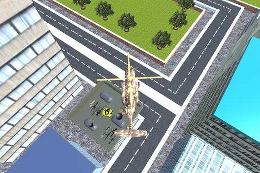 3D City Helicopter Warrior screenshot 3
