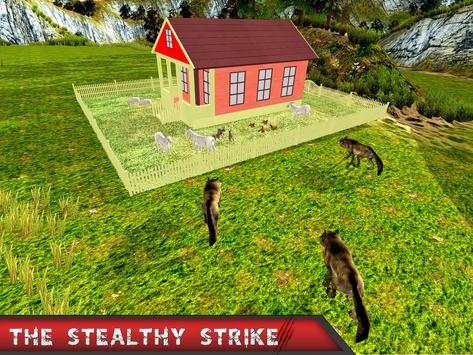 Angry Wild Wolf Jungle Attack: Wolf Simulator 3D screenshot 6