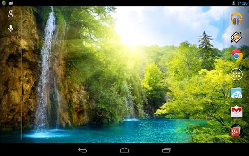 Waterfalls 3D Theme स्क्रीनशॉट 7