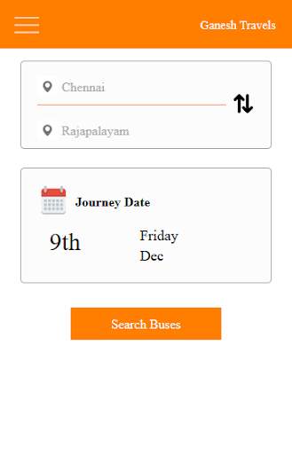 Ganesh Travels - Bus Tickets screenshot 1