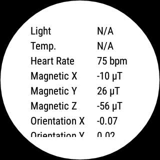 Wear Sensor Info screenshot 2
