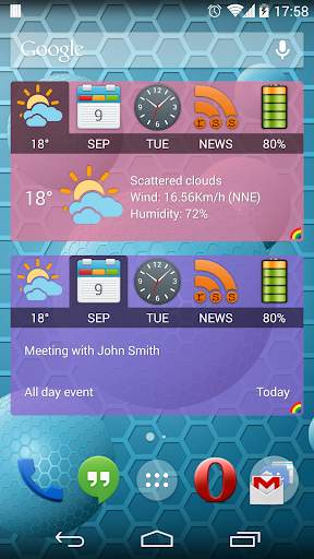 Weather and News Info Widget screenshot 3