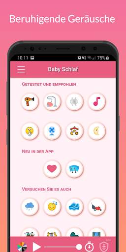 Weisses Rauschen für Baby Schlaf Fön App screenshot 2