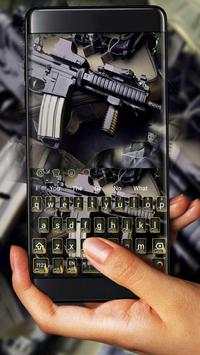 Army Gun Keyboard screenshot 1