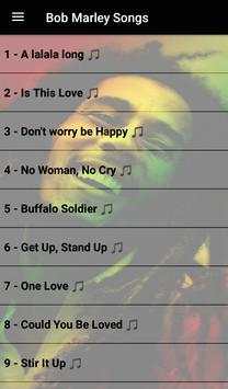 BOB MARLEY SONGS 2019 OFFLINE ( 50 SONGS ) screenshot 1