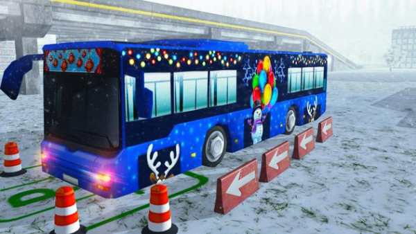 Snow Bus Parking Simulator 3D screenshot 10