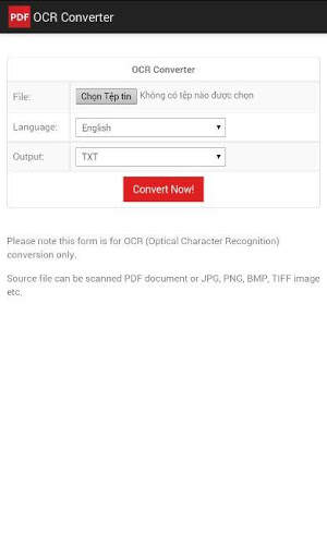 Converter Word To Free PDF Application screenshot 1