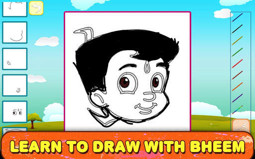 Draw & Color Chhota Bheem screenshot 3