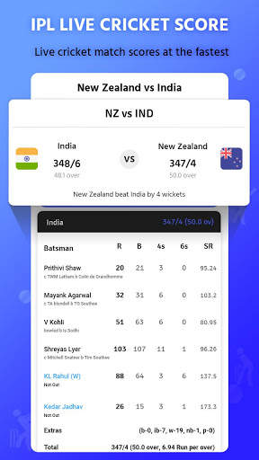 Cricket Live Score - Schedule & News 2021 screenshot 2