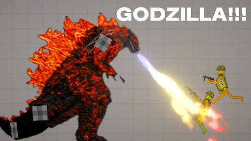 Godzilla mod Melon Playground screenshot 2