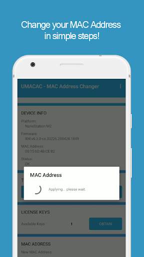 UMACAC - Ubiquiti MAC Address Changer Mobile screenshot 2