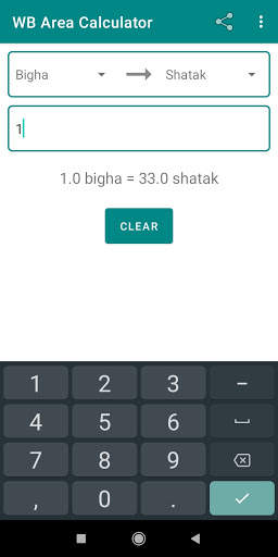 West Bengal Land Measurement Calculator screenshot 3