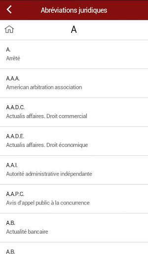 Abréviations juridiques screenshot 3
