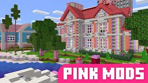 Pink world for minecraft screenshot 1