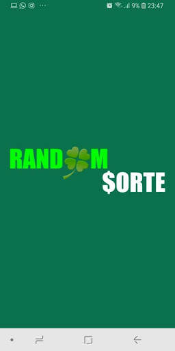 Loterias Random Sorte Lite screenshot 1