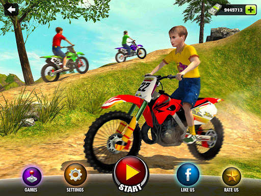 Kids Downhill Mountain Motorbi screenshot 6