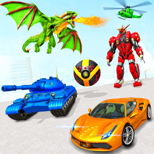 Dragão Robô Jogos Transformers - Multi Robô Jogo icon