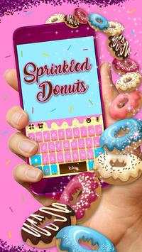 Sprinkled Donuts Kika Keyboard screenshot 1