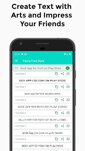 Fancy Stylish Text - Cool Fonts Nickname Generator screenshot 2