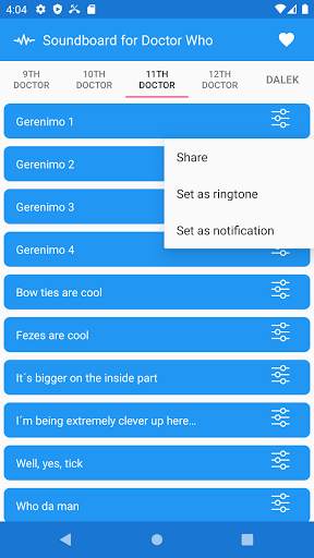 Soundboard for Doctor Who screenshot 4