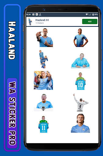 Haaland - WA Sticker Pro screenshot 3