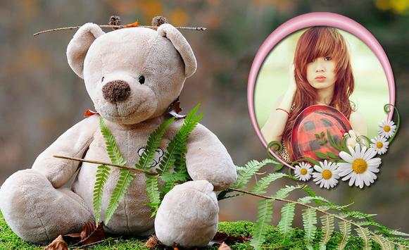 Valentine Teddy Bear Gift Photo Frames screenshot 3