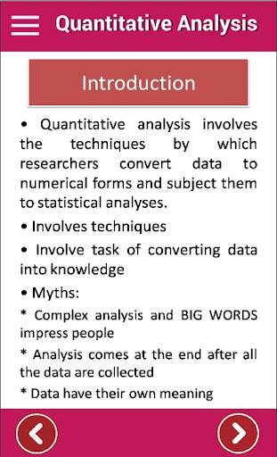Quantitative Analysis - Student Notes App screenshot 1