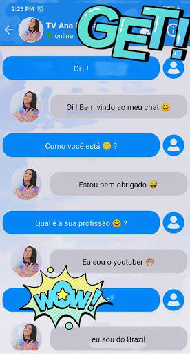 tv ana emilia 📱 video call & chat 'Simulator' screenshot 3