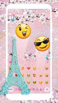 Girly Paris Keyboard theme screenshot 3