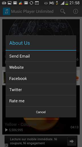 Music Player Unlimited screenshot 4