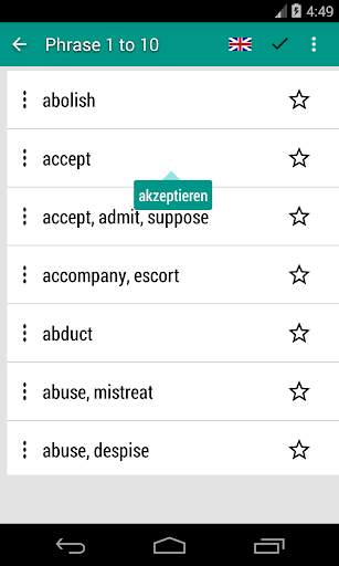 Common German Verbs - Learn German screenshot 6