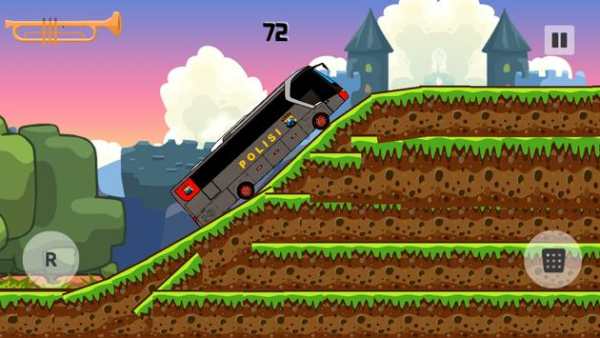 Police Bus Hill Climbing Simulator 2017 screenshot 4