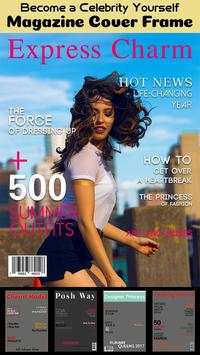 Magazine Photo Effect - Magazine Cover Photo Frame 1 تصوير الشاشة