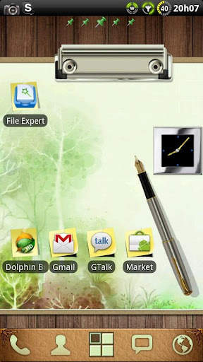 Work Desk GO Launcher EX Theme screenshot 1