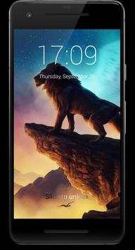Lion King Of The Forest HD Lock Screen screenshot 3
