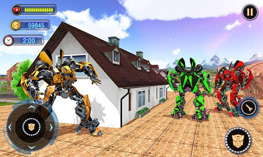 US Robot Car Transform - Police Robot Fighting screenshot 6