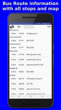 SG Buses - SG Bus Arrivals & Routes screenshot 6